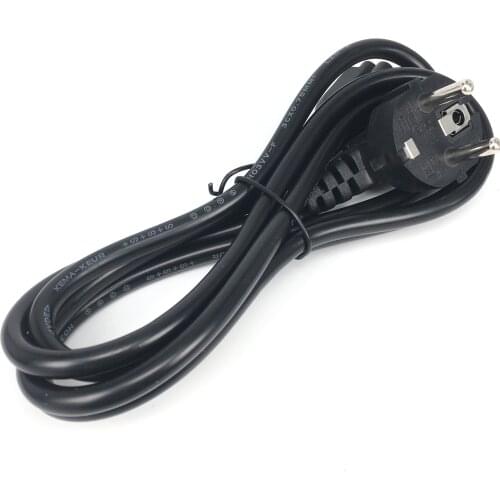 EU European AC Power Cord Euro IEC C5 Cloverleaf Power Lead Extension Cable 1.2m 1.5m 1.8m For Notebook Laptop Computer