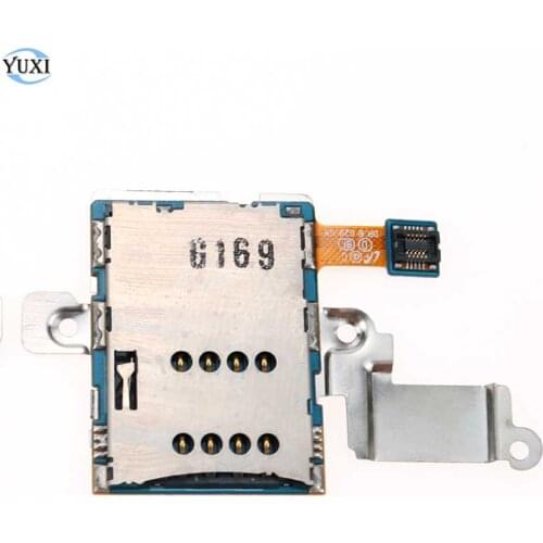 YuXi SIM Card Reader Holder Tray Slot Flex Cable For Samsung Galaxy Note 10.1 N8000 GT-N8000 Replacement Parts