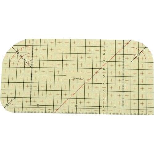 Hot Ironing Auxiliary Ruler Patch Craft DIY Clothe Dress Sewing Supplies Measuring Tool For Manual Lovers 20*10cm