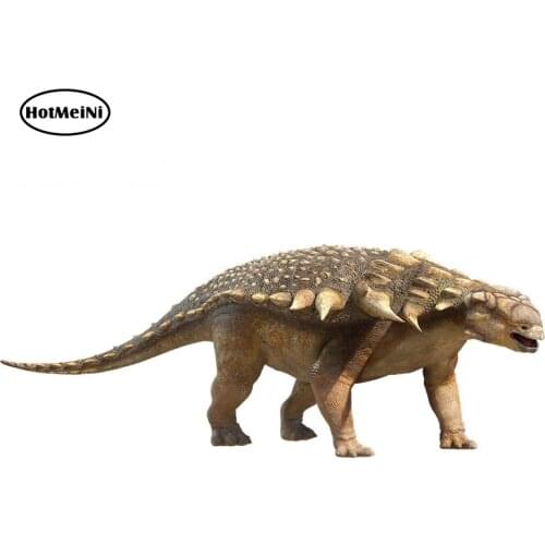 HotMeiNi 13cm x 5.1cm Thick Dinosaur Motorcycle Car Bumper Window Stickers Vinyl Material Body For Car Creative Stickers