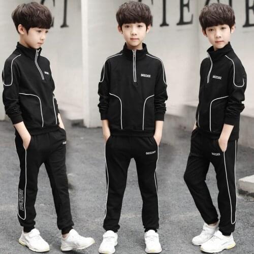Boys clothes sets spring autumn kids fashion cotton coat+pants 2pcs tracksuits for baby boys children casual jogging suits 2020