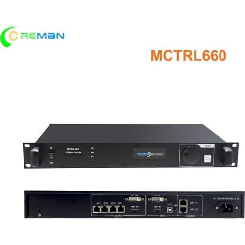 NOVA led display controller mctrl660 sending card DVI video processor P6.67 full color led display screen
