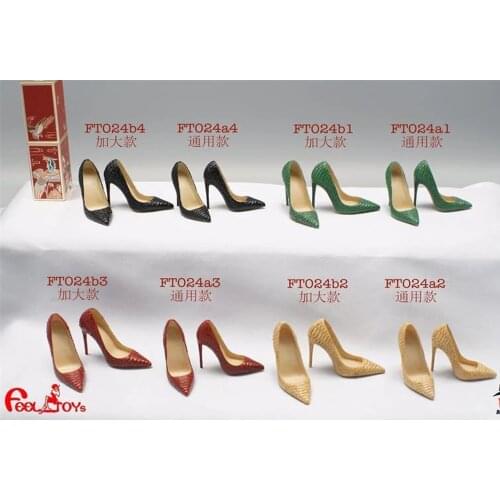 1/6 Scale Feeltoys FT024 Big Feet High Heels Female Soldier Shoes Model Fit 12" Action Figure Body