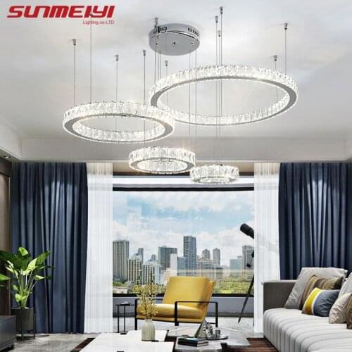 New Led Chandeliers Lighting Nordic Chandelier Ceiling Hanging Lamp For Living room Bedroom Crystal Loft Lamp lustres de plafond