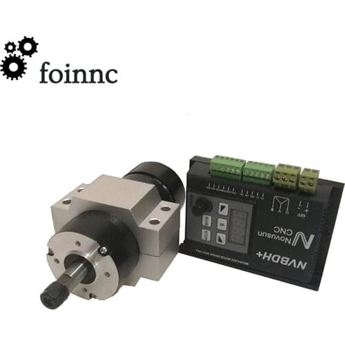NVBDH+ Motor controller kit 1 pcs Brushless motor driver 400W 1 pcs Brushless spindle motor 48VDC ER8 2 pcs Aluminum motor