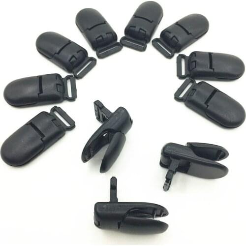 Baby wholesale Plastic Teether clips DIY Pacifier Clip for silicone teething neklace 20pcs/lot baby Teething Pacifier Clip