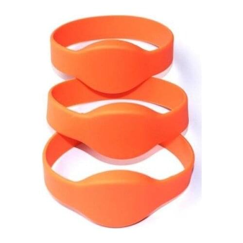 1000pcs 125Khz EM4100 Waterproof Proximity Watch Type 125Khz RFID Bracelet Silicone Wristband for Access Control