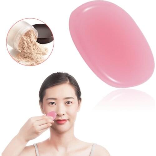High Density Portable Size Dry Wet Use Women Silicone Cosmetic Makeup Puff For Liquid Foundation BB Cream durable hot sale