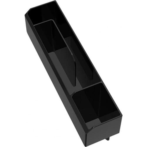 Storage Box Large Capacity with Charging Cable ABS Car Seat Crevice Storage Box for Car