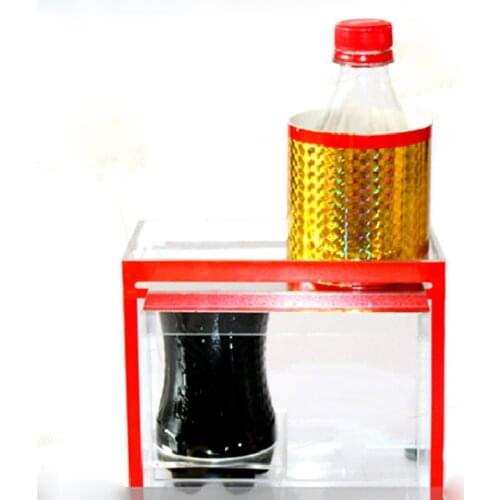 1set zig zag cola bottle Magic Tricks thereafter cola bottle tricks novelties magician stage street Accessory illusion 82114