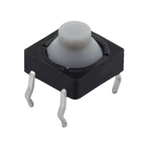 10pcs TS-F004 touch switch 4 feet 8*8 silent silicone soft leather button copper feet pin electric glue high-tech button