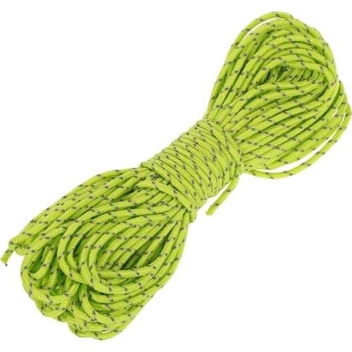 20M Reflective Rope Paracord Cord Climbing Camping survival equipment Outdoor Gear Lanyard 1 Inner Strand Core Rope