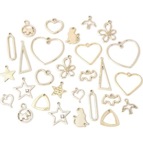 2020 Hot Sale 10pcs Lovely Many Styles Fashion Metal Charms Pendant for DIY Necklace Bracelet Earring Jewelry Making Findings