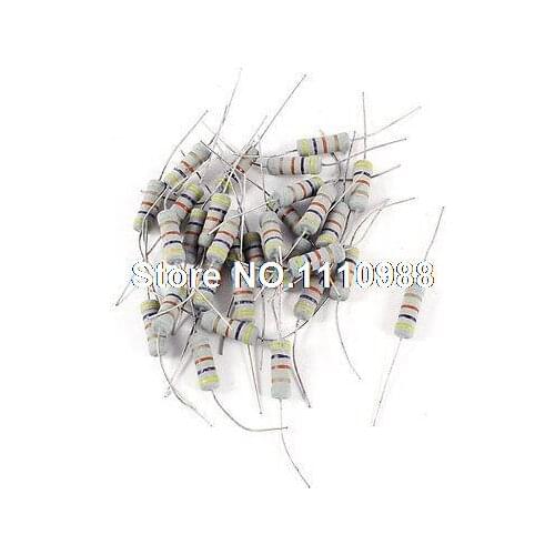 30 x Axial Lead 47K Ohm 2W +/-5% Metal Oxide Film Resistor Resistance