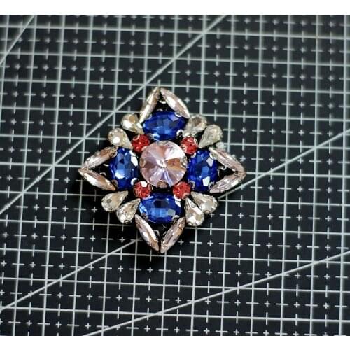 3D Handmade Rhinestone Beaded Patches Sew on Crystal Patch beading Applique Cute Bag Patch