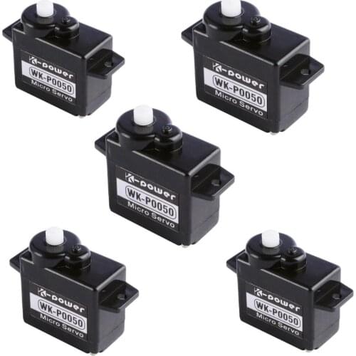 5PCS K-power P0050 Analog Servo 5G Plastic Gear Coreless servo Mini/micro servo for RC Airplane/RC hobby