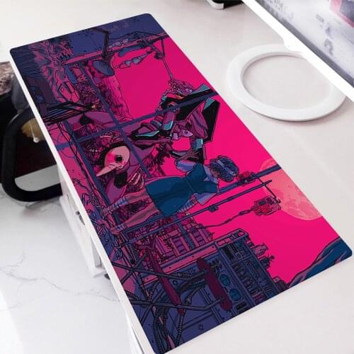 Evangelion Anime Mousepad Speed Mouse Carpet Gamer Keyboard Pad Mausepad Desk Mat Deskpad Pc Gaming Accessories Pad on the Table