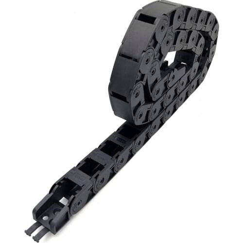 1 Meter 18x18mm Towline Wire Carrier Cable Drag Chain Semi-Enclosed Interior Opening For CNC Router Machine Tools Free Shipping