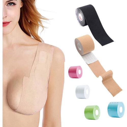 1 Roll 5M Women Breast Nipple Covers Push Up Bra Body Invisible Breast Lift Tape Adhesive Bras Intimates Sexy ECMLN Dropship