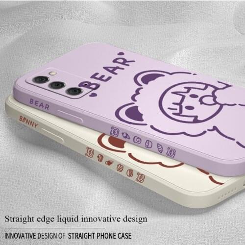 Lively Bear Girl Phone Case For Samsung Galaxy A32 A22 A12 A02 A02S EU 4G 5G Cover