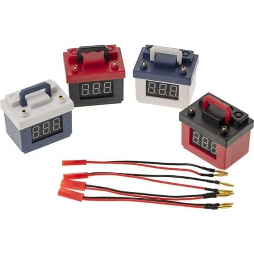 Decoration Simulation Battery Model LIPO For 1/10 RC Crawler Traxxas TRX4 TRX6 SCX10 III 90046 RC4WD D90 TF2 RC Truck Car DIY