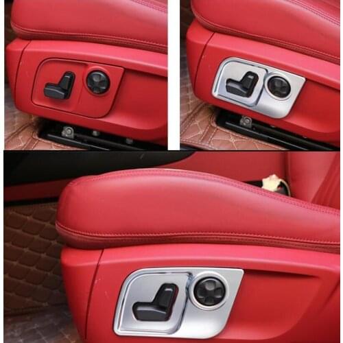 For Maserati Levante For Ghibli For Quattroporte 2016 Car Styling Seat Side Decorate Frame Cover Trim Sticker Accessories New