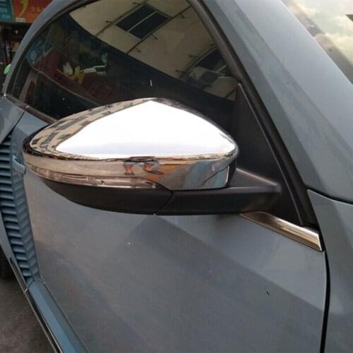 For Scirocco 2009 2010 2011 2012 2013 2014 2015 2016 Car Styling ABS Plastic Chrome rearview mirror cover trim