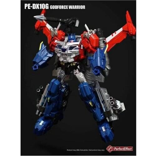 Perfect Effect PE PE-DX10G DX10G Godforce Warrior God Ginrai Transformation Action Figure Robot TOYS