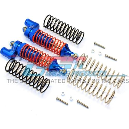 GPM ALUMINIUM REAR ADJUSTABLE L-SHAPE DAMPER (95MM) WITH 1.3MM & 1.7MM COIL SPARE SPRINGS For TRAXXAS TELLURIDE 4X4 RC Upgrade
