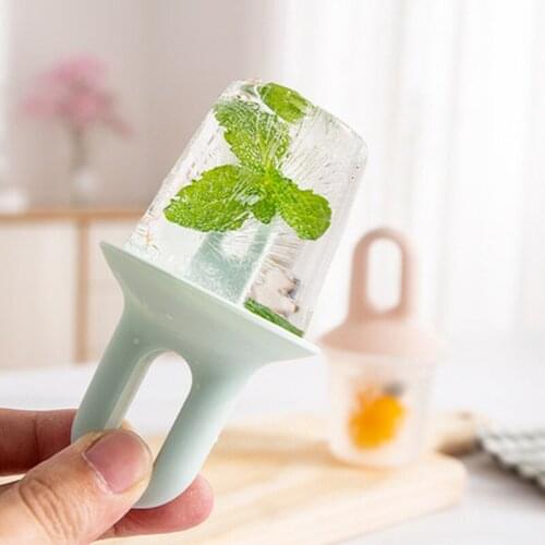 1Pcs Mini Ice Pops Mold Ice Cream Ball Lolly Maker Popsicle Molds Baby Fruit Shake Ice Cream Mold Kitchen Tools & Gadgets Tools
