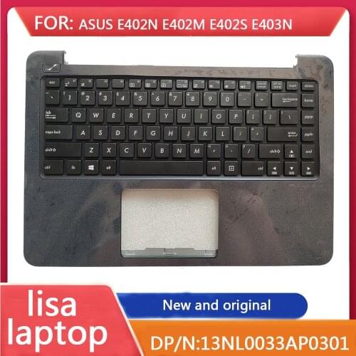 Suitable For Asus E402 E402N E402M E402S E403N Palm Pad Keyboard English Keyboard Black Blue 13NL0033AP0301 Brand New Original