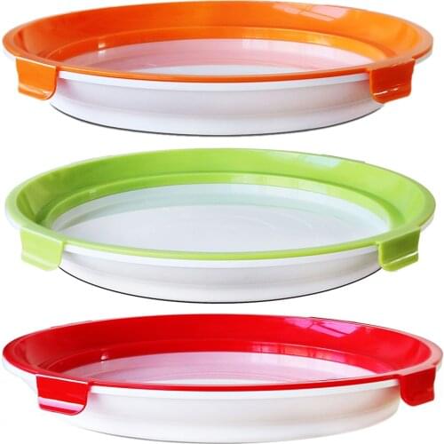 Creative Food Preservation Tray Food Fresh Keeping Spacer Vegetables Organizer Food Refrigerator Food Storage Container