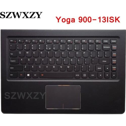 For Lenovo Yoga 900-13ISK Palmrest Case Upper Cover with US Backlit Keyboard Black 5CB0K48472