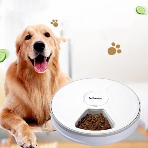 Plug Automatic Pet Feeder With Music Remind Cats Dogs Feed Smart Multi-cell Large-capacity Timer Feeder Dogs Bowl Cat Food Bowl