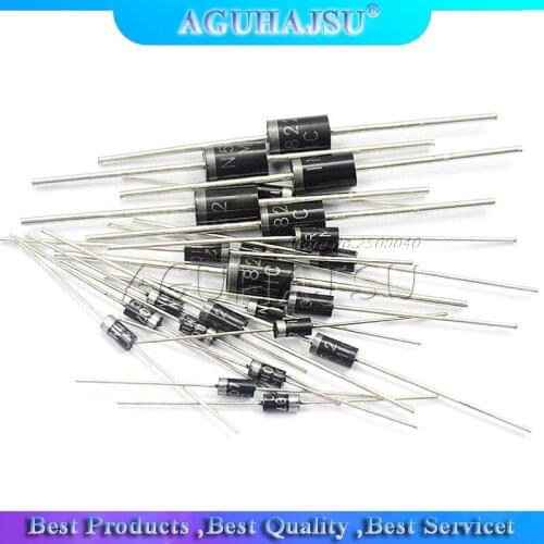 100PCS 1N4007 1N5819 1N4001 UF4007 FR107 FR157 FR207 1N4004 1N4937 HER107 RL207 1N5817 1N5399 DO-41 Rectifier Diode