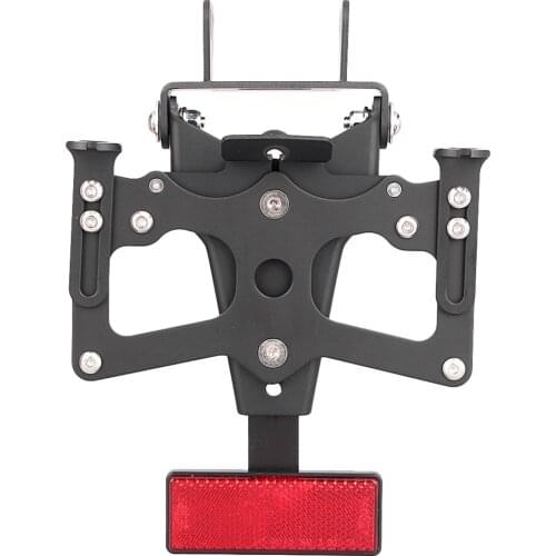 Motorcycle Rear License Holder Aluminum Fender Eliminator Plate Frame for Suzuki K5 GSXR 1000 GSXR1000 2005 2006 Black