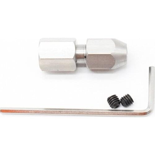 2Pcs RC Boat Flexible Coupling CNC Stainless Steel Flex Collet Coupler,3.18X4Mm
