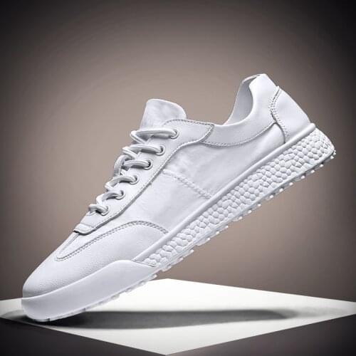 2021Spring Autumn White black Shoes Mens Casual Shoes Fashion Sneakers Street Man Flat Shoes Footwear Outdoor Platform Shose