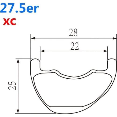 275g Only 27.5er 650B Mountain bike Carbon Rim 24H 28H 32H 36H For XC Cross Country MTB Wheel 3k 6k 12k Ud Matte Glossy
