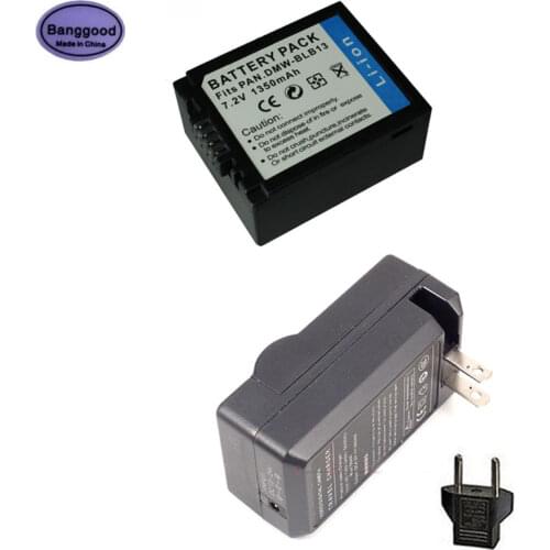 Banggood 7.2V 1350mAh DMW-BLB13 DMW BLB13 Camera Battery For Panasonic Lumix DMC-GF1 DMC-GH1 DMC-G1 DMC-G2 DMC-G10