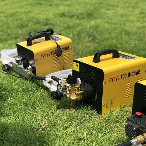 Automatic Fog Machine with Adjustable Spray Time Three Cylinder Humidification High Pressure Misting System 0.3L/Min 0.5L/Min