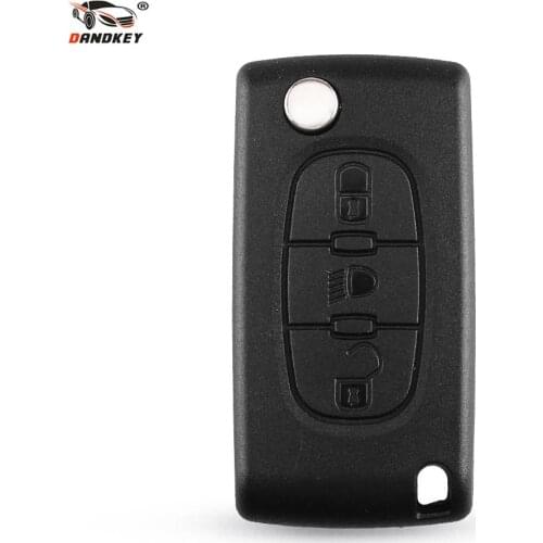 Dandkey CE0536 CE523 HCA VA2 3B Remote Fob Car Key Cover For Citroen C2 C3 C4 C5 C6 C8 For Peugeot 407 307 308 607 Key Shell