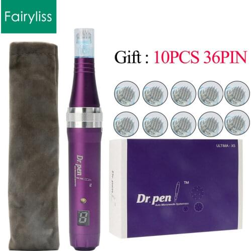 Dr.pen Wireless X5 Microneedling Pen Electric Micro Derma Therapy Screw Cartridge Tips Remove Scar Reduce Wrinkles New Dr.Pen