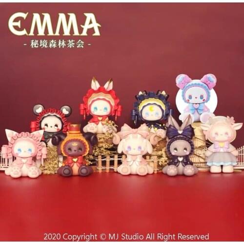 Emma Secret Forest Blind Box Blind Box Toys Guess Bag Girls Gift caja ciega Toy Cartoon Animals Blind Box Toys Figures