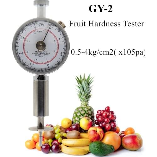 GY-2 Fruit Hardness Tester Fruit Penetrometer Fruit Sclerometer for Apples Pears Grapes Oranges fruit dynamic cone hardness test
