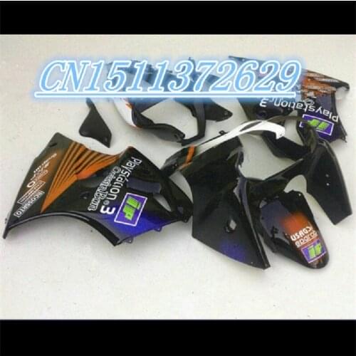 Injection molding fairing kit for kawasaki Ninja ZX6R 00 01 02 black bodywork fairings ZX6R 2000 2001 2002