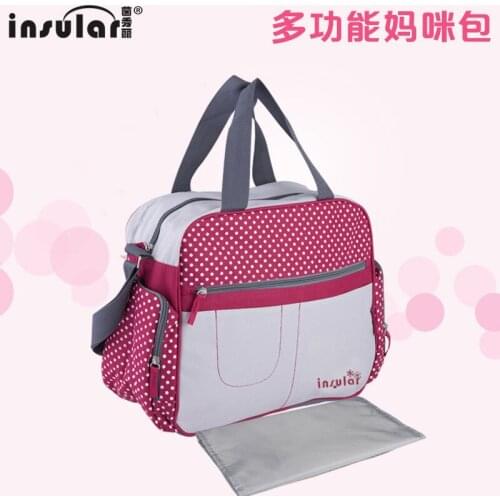 Multifunctional Baby Diaper Bags Mommy Bag Waterproof Changing Bag Messenger Bag