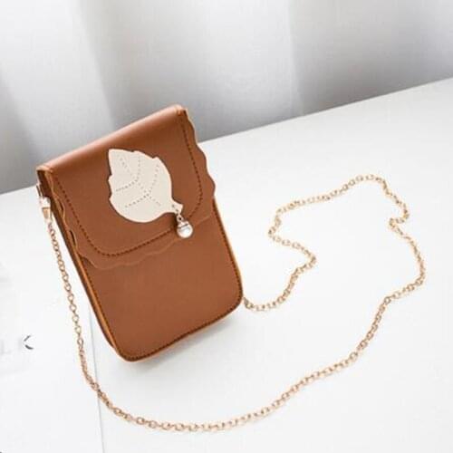 Fashion Women Cute Mobile Phone Bag Mini Card bag Purse Girl Portable Zero Key Wallet Single Shoulder Messenger Bag