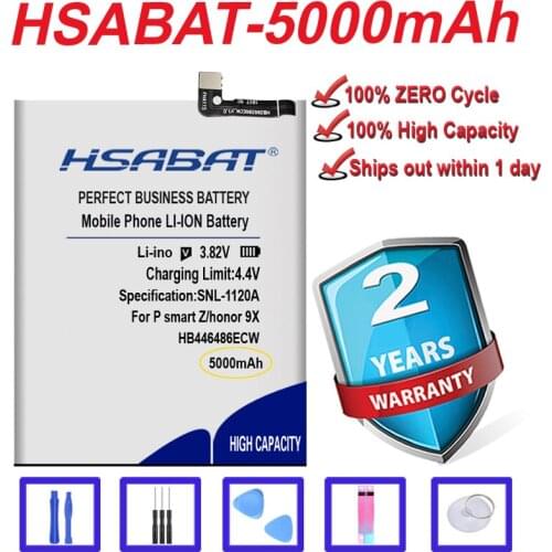 Top 100% New 4500mAh HB446486ECW Battery for Huawei P20 lite (2019) / P Smart Z STK-LX1 ANE-AL00 TL00 ANE-LX1 LX2 LX3 in stock
