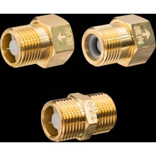 1/2" BSP Female Male Thread Brass One Way Non Return Check Valve Reflux Valve For Water Tank Water Heater Toilet